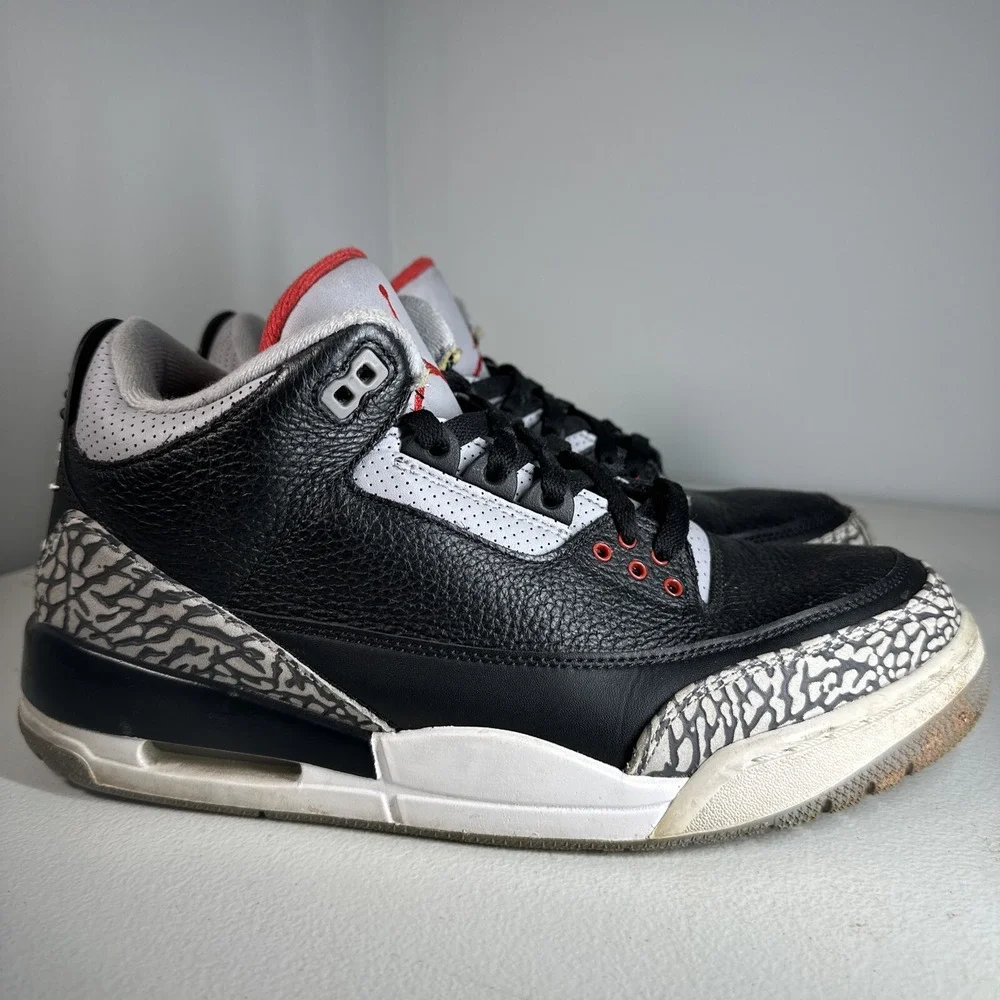 Size 9.5 - Jordan 3 Retro OG Mid Black Cement‎ ( 854262-001)